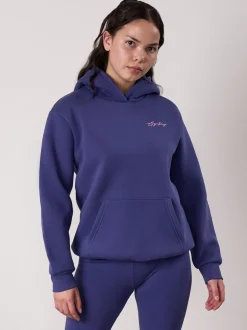 Gym King Blue Script Oversized Hoodie
