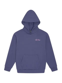 Gym King Blue Script Oversized Hoodie