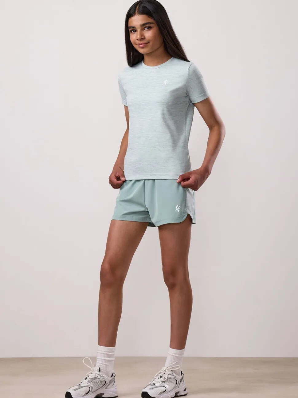 Gym King Green Kids 365 Grindle Shorts