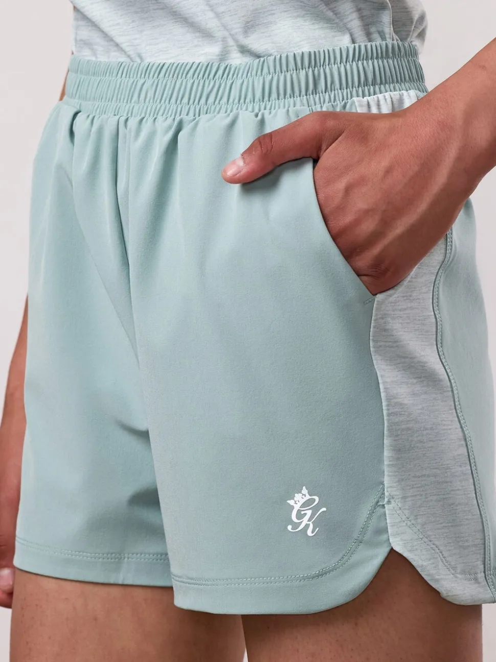 Gym King Green Kids 365 Grindle Shorts