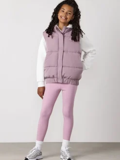 Gym King Purple Kids Panelled Gilet