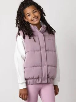 Gym King Purple Kids Panelled Gilet