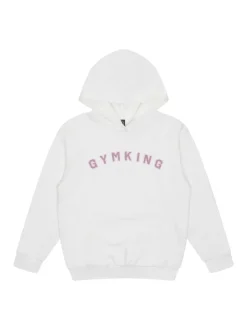 Gym King White Shadow Hoodie