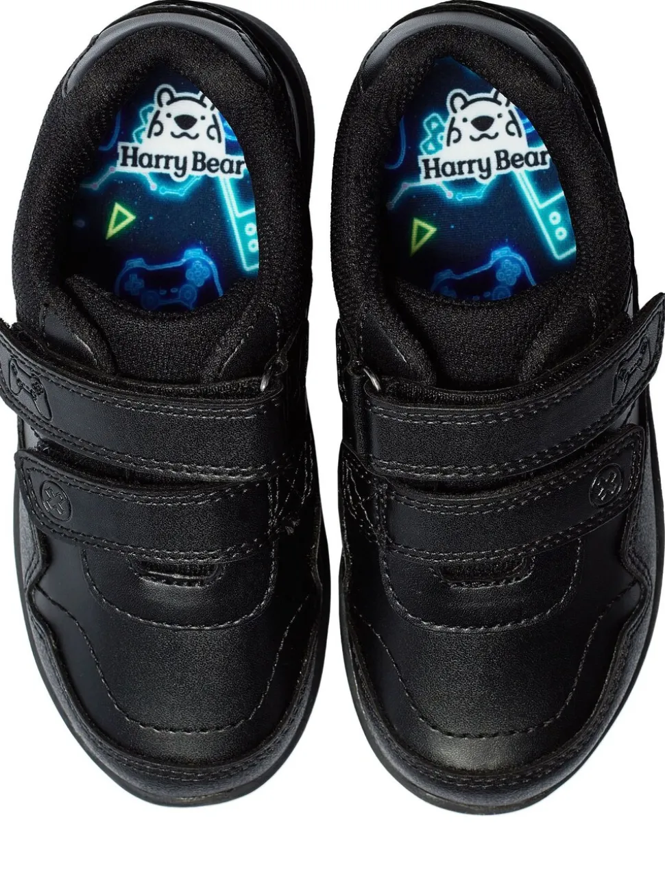 Harry Bear Black Gaming School Shoes