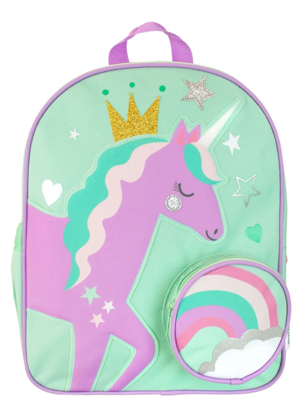 Harry Bear Green Unicorn Animal Print Backpack