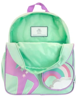 Harry Bear Green Unicorn Animal Print Backpack
