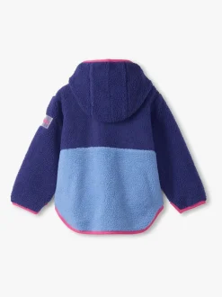 Hatley Blue Faux Sherpa Royal Blue Colourblock Jacket