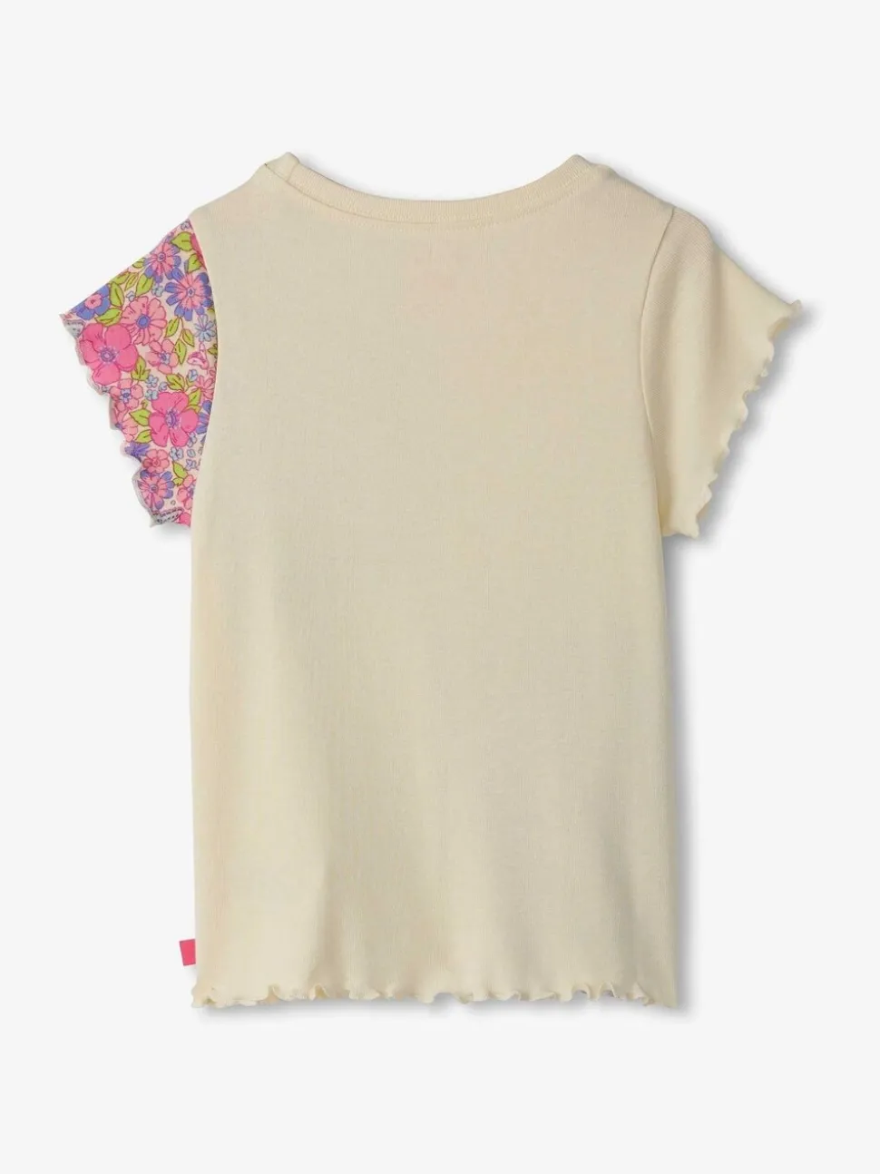 Hatley Cream Groovy Flowers Patchwork T-Shirt