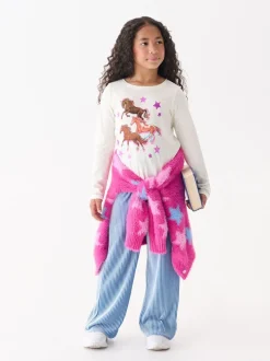 Hatley Natural Galloping Horse Long Sleeve T-Shirt