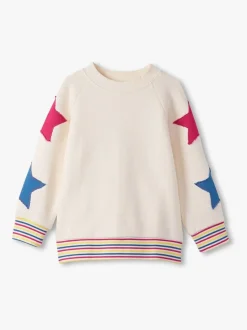 Hatley Natural Star Slouchy Pullover Sweatshirt