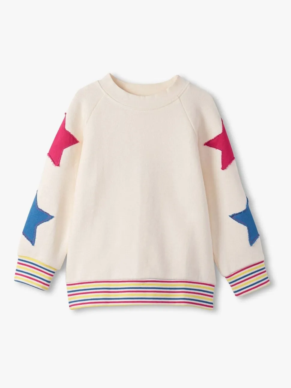 Hatley Natural Star Slouchy Pullover Sweatshirt