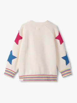 Hatley Natural Star Slouchy Pullover Sweatshirt