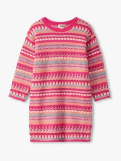 Hatley Orange Sunset Stripe Jumper Dress