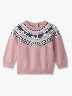 Hatley Pink Bear Pull On Jumpers Set