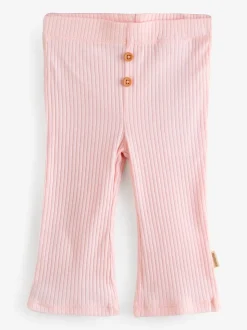 Huggies Pink Ribbed Leggings 2 Pack