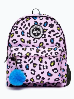 Hype. Kids Purple Leopard Print Backpack