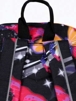 Hype Unisex Multi Glitter Blur Butterfly Black Backpack