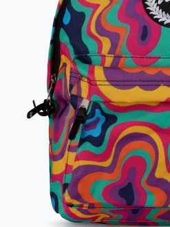 Hype. Unisex Multi Peace And Love Black Backpack