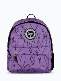 Hype. Unisex Purple Scribble Hearts Backpack