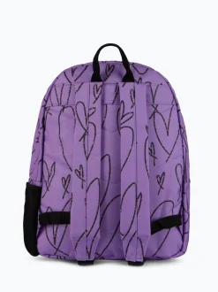 Hype. Unisex Purple Scribble Hearts Backpack