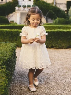 Ivory Embroidered Prom Dress (3mths-8yrs)