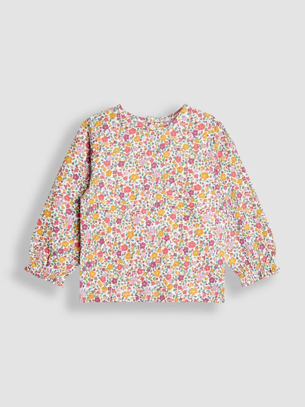 JoJo Maman Bébé Berry Bunny Appliqué Velour Dungarees & Top Set