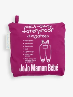 JoJo Maman Bébé Berry Pink Pack-Away Waterproof Trousers
