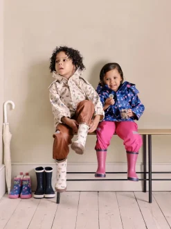 JoJo Maman Bébé Berry Pink Pack-Away Waterproof Trousers