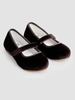 JoJo Maman Bébé Black Ballet Shoes