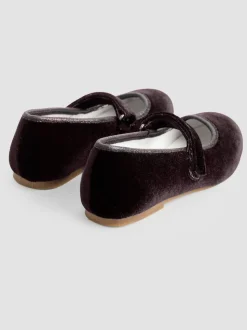 JoJo Maman Bébé Black Ballet Shoes