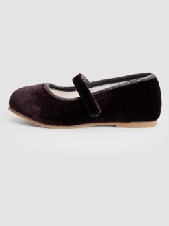 JoJo Maman Bébé Black Ballet Shoes