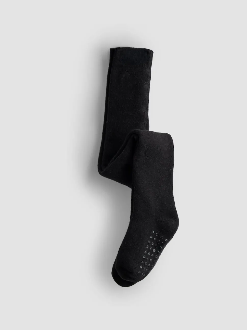JoJo Maman Bébé Black Cotton Rich Extra Thick Tights