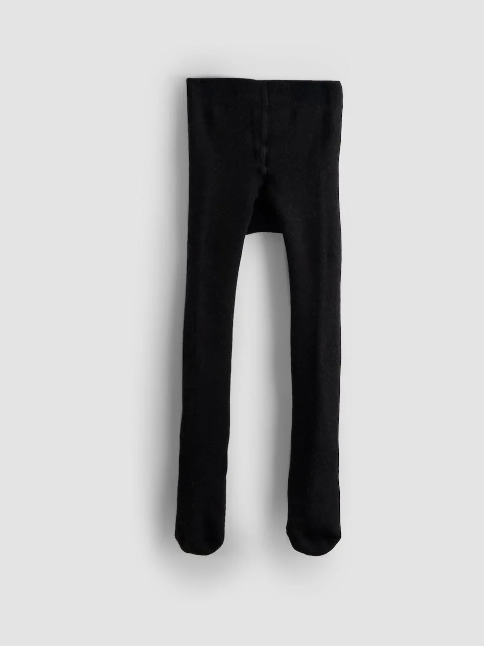 JoJo Maman Bébé Black Cotton Rich Extra Thick Tights