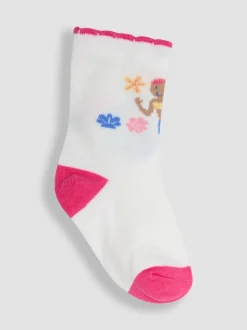 JoJo Maman Bébé Blue 3-Pack Socks