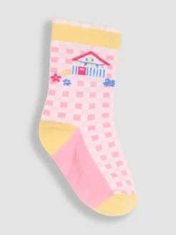JoJo Maman Bébé Blue 3-Pack Socks