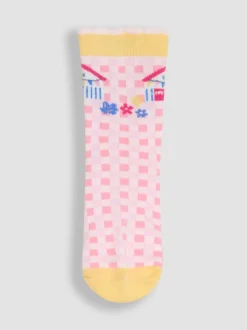 JoJo Maman Bébé Blue 3-Pack Socks