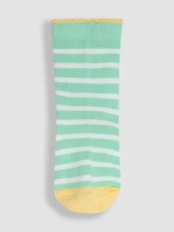 JoJo Maman Bébé Blue 3-Pack Socks