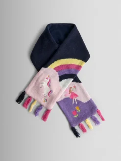 JoJo Maman Bébé Blue Unicorn Fairy Scarf