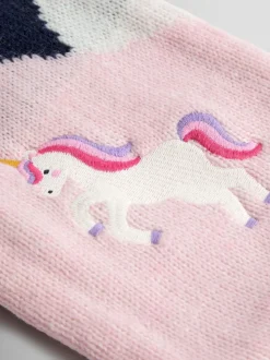 JoJo Maman Bébé Blue Unicorn Fairy Scarf