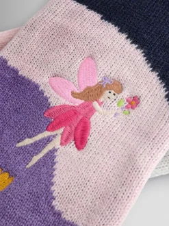 JoJo Maman Bébé Blue Unicorn Fairy Scarf