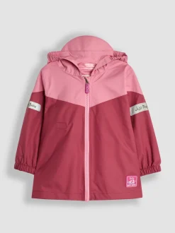JoJo Maman Bébé Bright Pink Pack-Away Rain Jacket