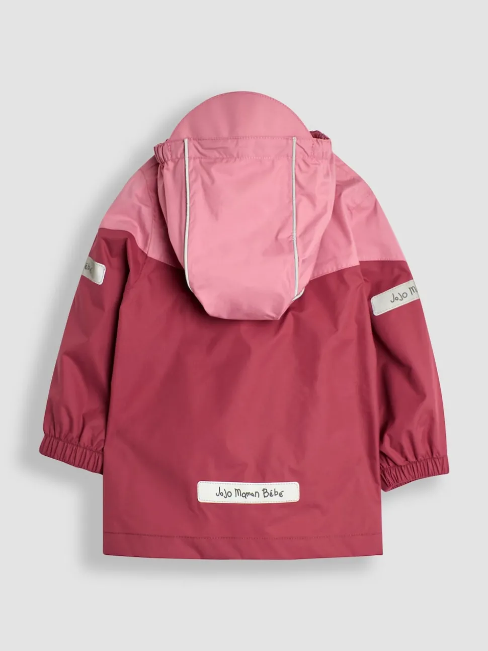 JoJo Maman Bébé Bright Pink Pack-Away Rain Jacket