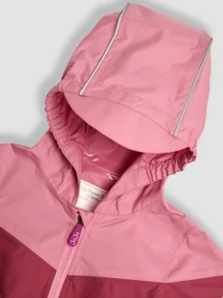 JoJo Maman Bébé Bright Pink Pack-Away Rain Jacket