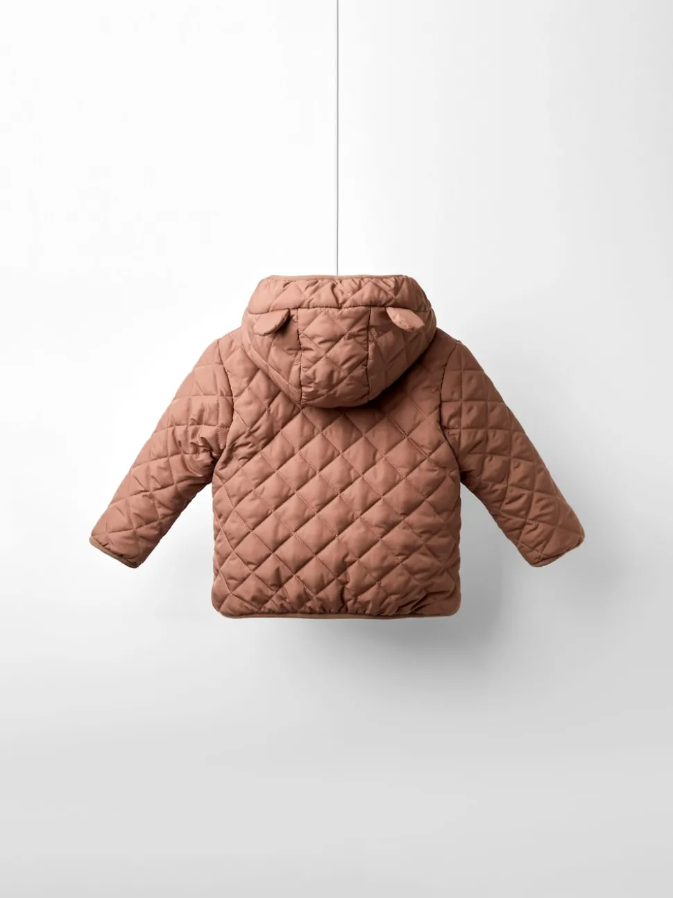 JoJo Maman Bébé Brown Bear Embroidered Reversible Jacket