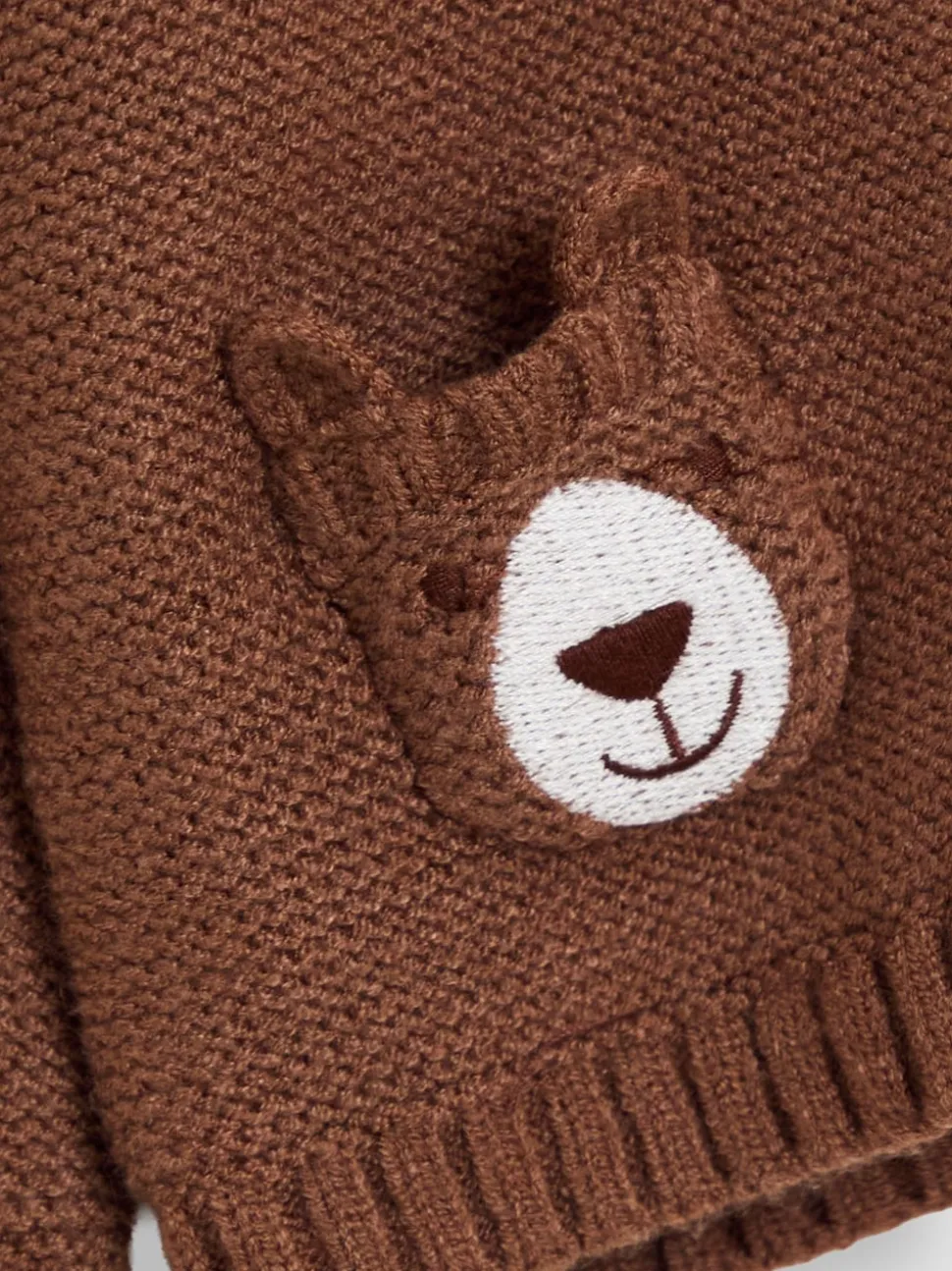 JoJo Maman Bébé Brown Bear Pocket Cardigan