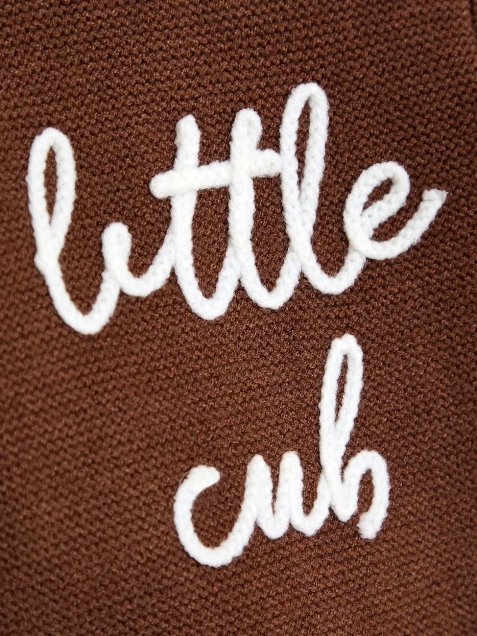 JoJo Maman Bébé Brown Bear Pocket Cardigan