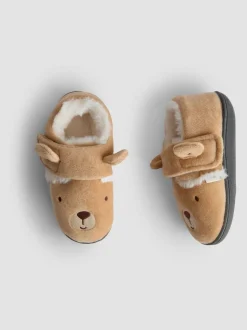 JoJo Maman Bébé Brown Bear Slipper Shoe