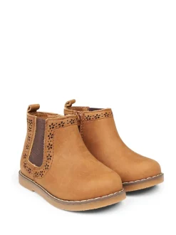 JoJo Maman Bébé Brown Cosy Lined Boot