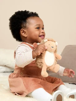 JoJo Maman Bébé Brown Dungaree Dress & Body Set