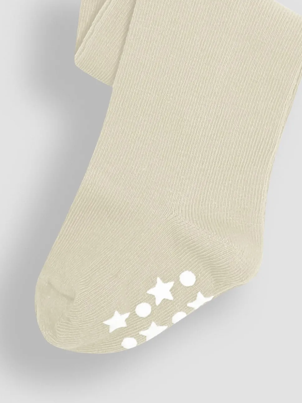 JoJo Maman Bébé Cream Cotton Rich Extra Thick Tights